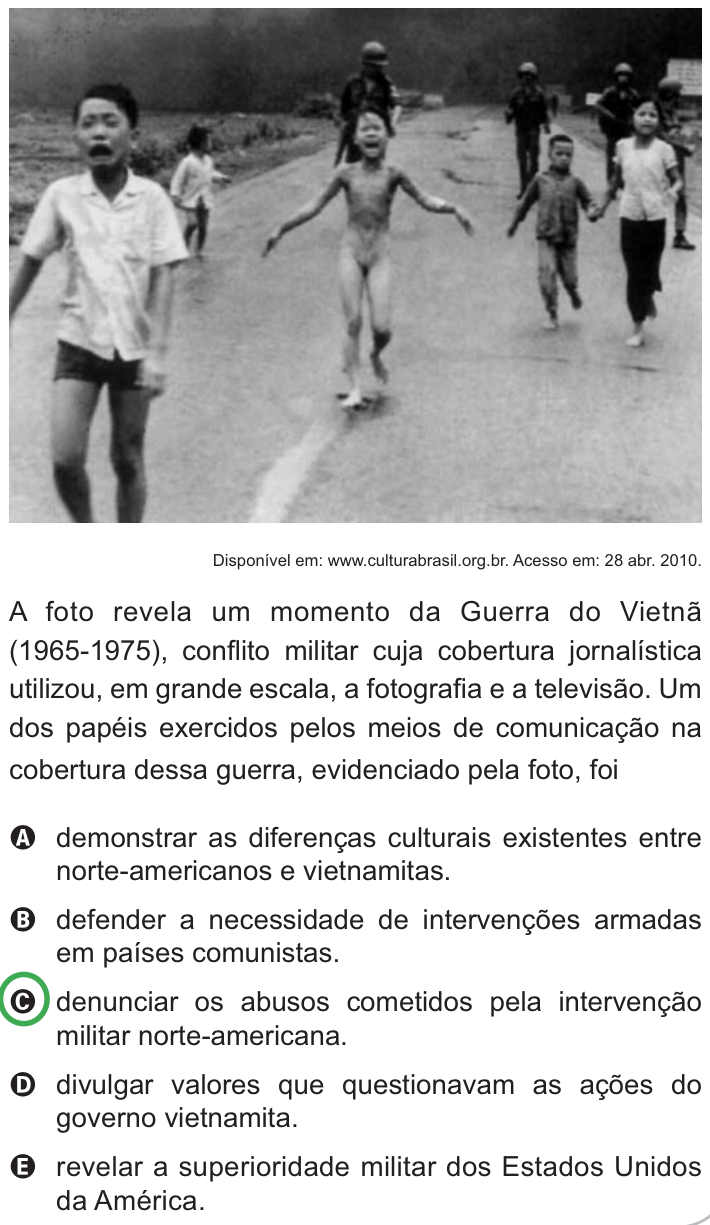 Questão 35 no caderno Azul do ENEM PPL 2010