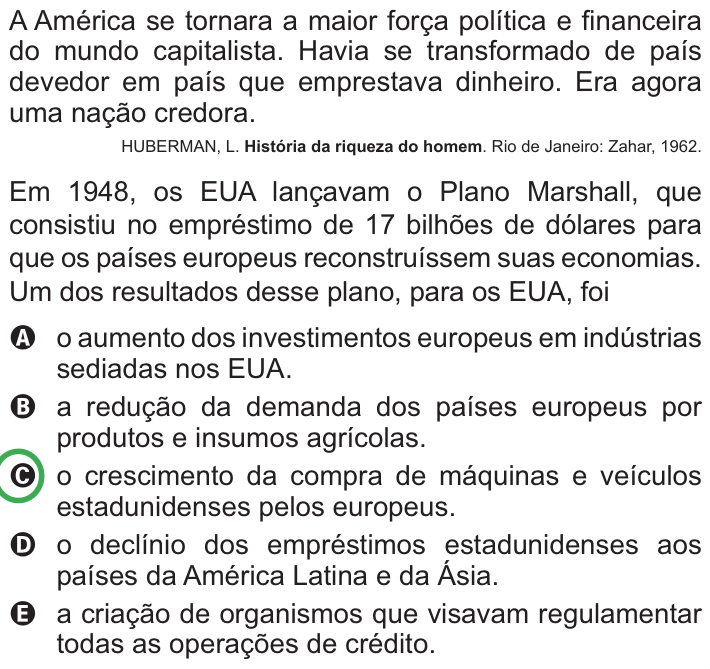 Questão 38 no caderno Azul do ENEM PPL 2010