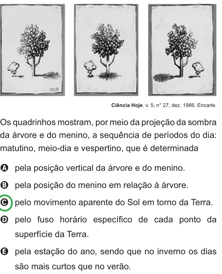 Questão 49 no caderno Azul do ENEM PPL 2010