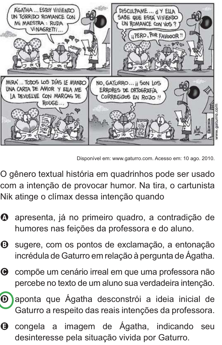 Questão 93 no caderno Azul do ENEM PPL 2010