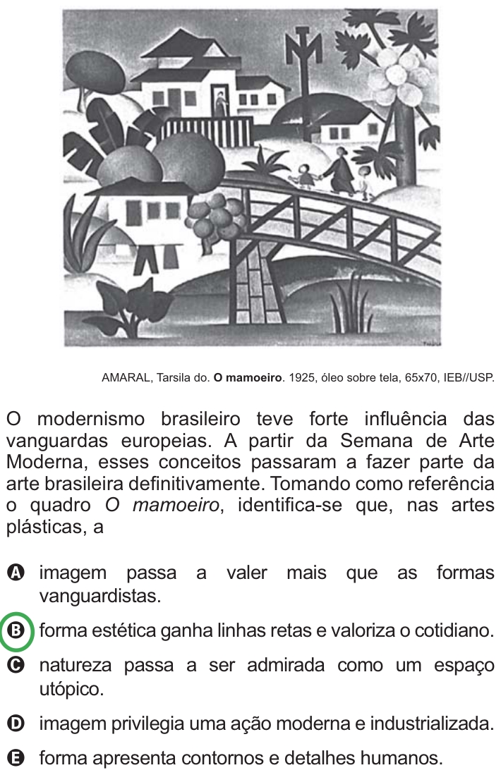 Questão 132 no caderno Azul do ENEM PPL 2010