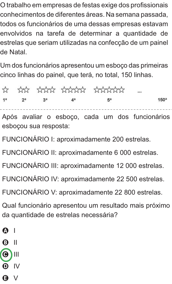 Questão 167 no caderno Azul do ENEM PPL 2010