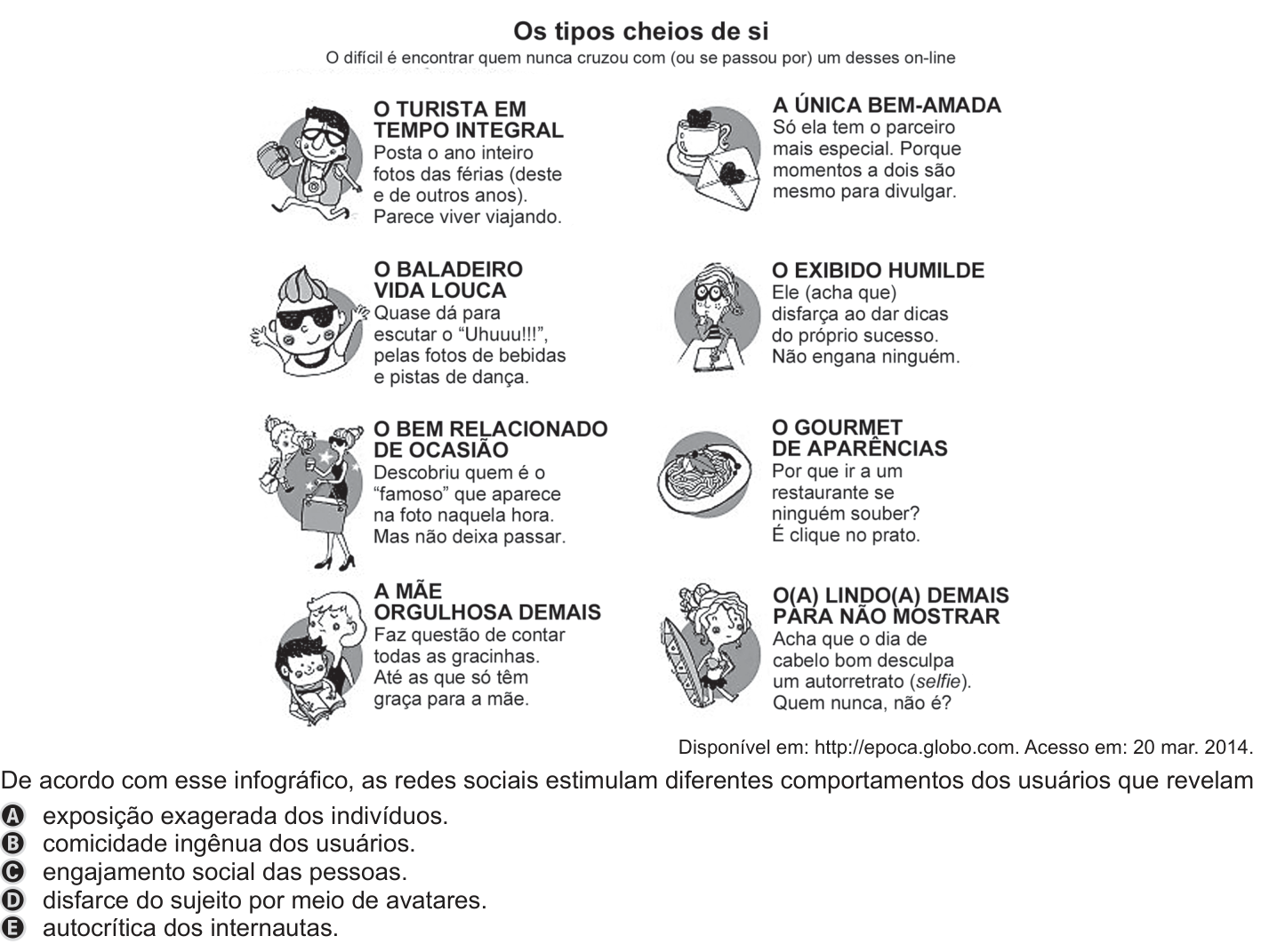 Questão 17 no caderno Azul do ENEM 2019