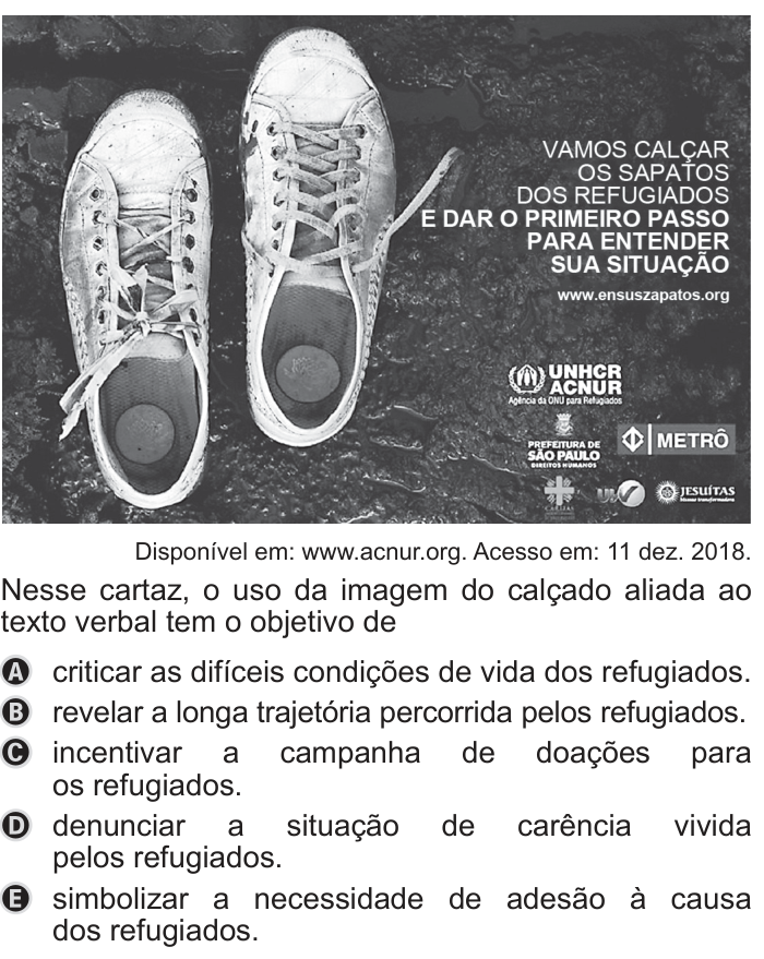 Questão 23 no caderno Azul do ENEM 2019
