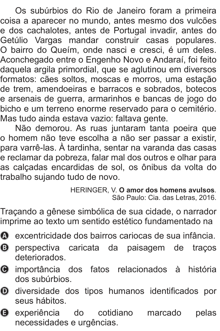 Questão 28 no caderno Azul do ENEM 2019
