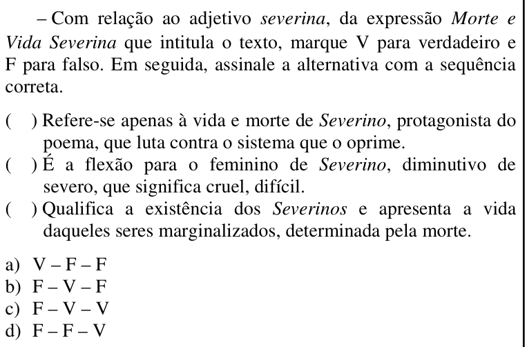Questão 3 no caderno CFS da EEAR 2017
