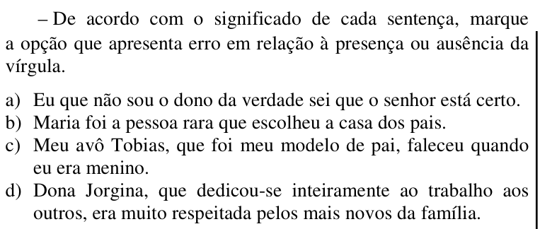 Questão 6 no caderno CFS da EEAR 2017