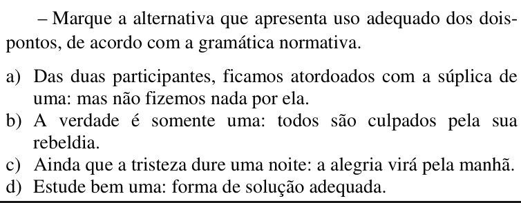 Questão 12 no caderno CFS da EEAR 2017