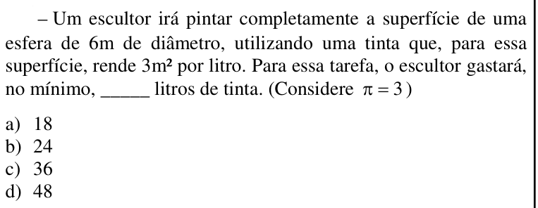 Questão 57 no caderno CFS da EEAR 2017