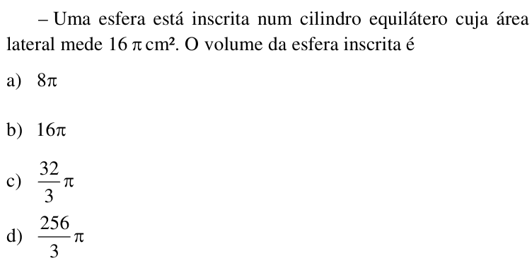 Questão 59 no caderno CFS da EEAR 2017