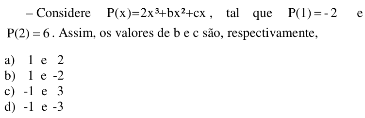 Questão 60 no caderno CFS da EEAR 2017