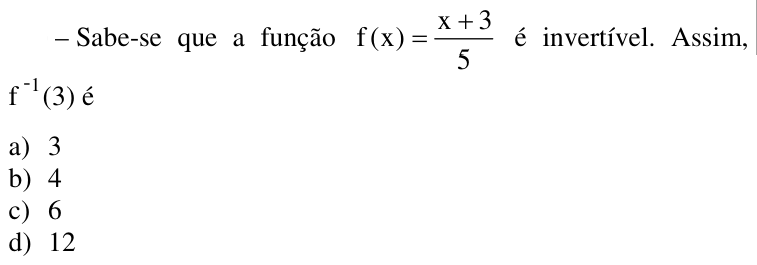 Questão 64 no caderno CFS da EEAR 2017