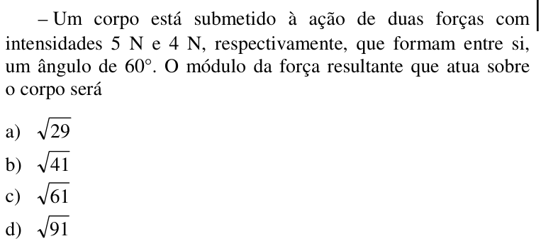 Questão 73 no caderno CFS da EEAR 2017