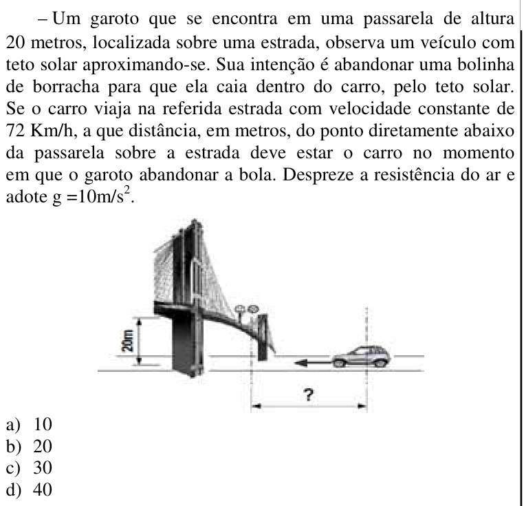Questão 83 no caderno CFS da EEAR 2017