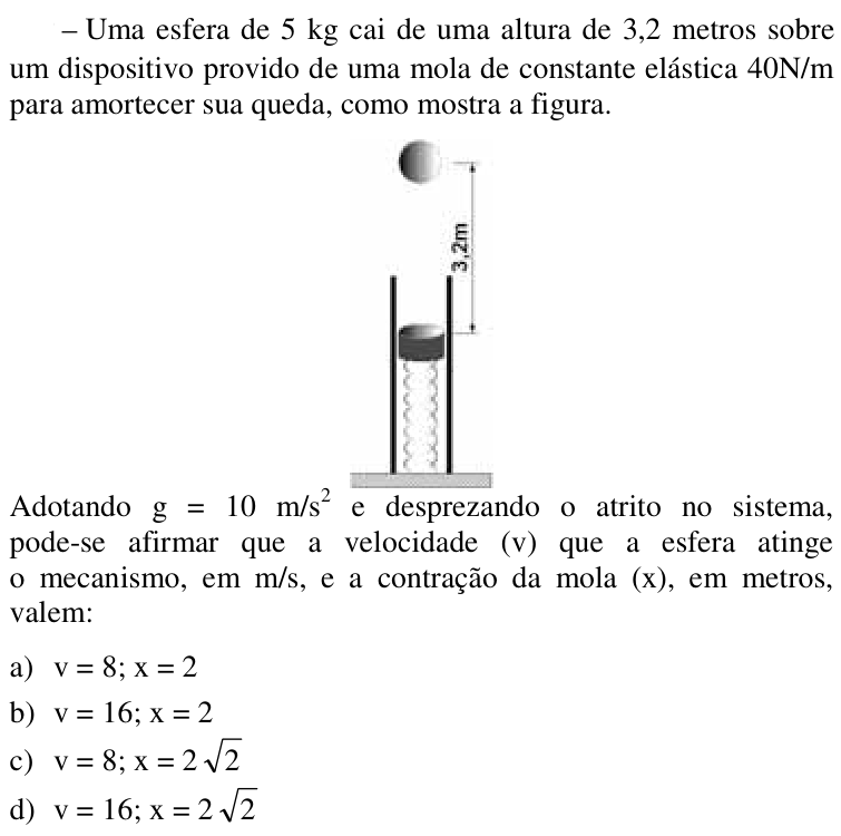 Questão 90 no caderno CFS da EEAR 2017