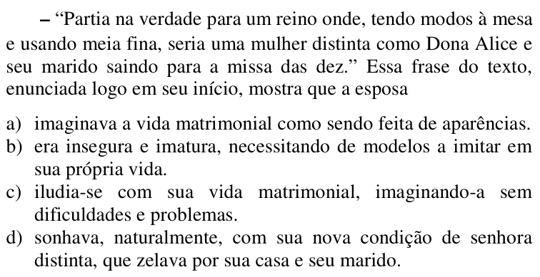 Questão 1 no caderno CFS 2 da EEAR 2018