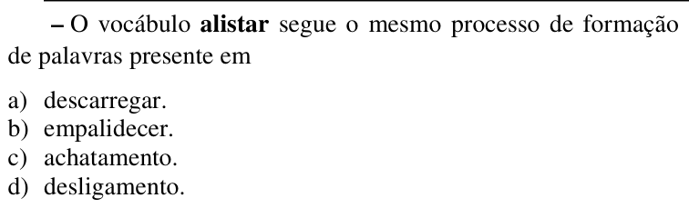 Questão 13 no caderno CFS 2 da EEAR 2018