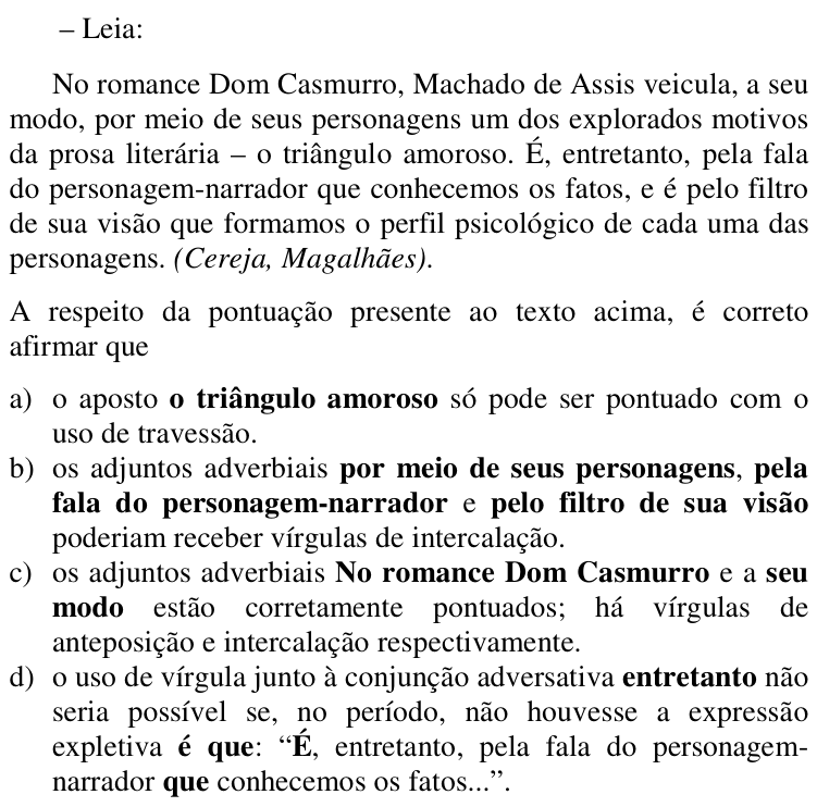 Questão 24 no caderno CFS 2 da EEAR 2018