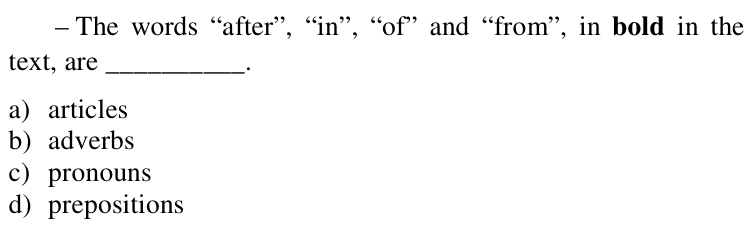Questão 31 no caderno CFS 2 da EEAR 2018