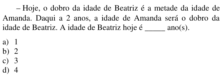 Questão 58 no caderno CFS 2 da EEAR 2018