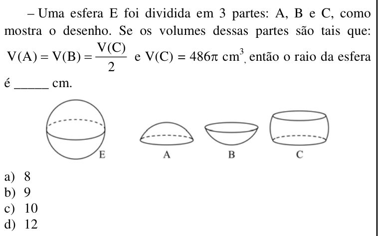 Questão 59 no caderno CFS 2 da EEAR 2018