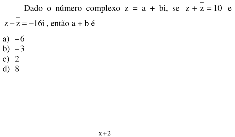 Questão 65 no caderno CFS 2 da EEAR 2018