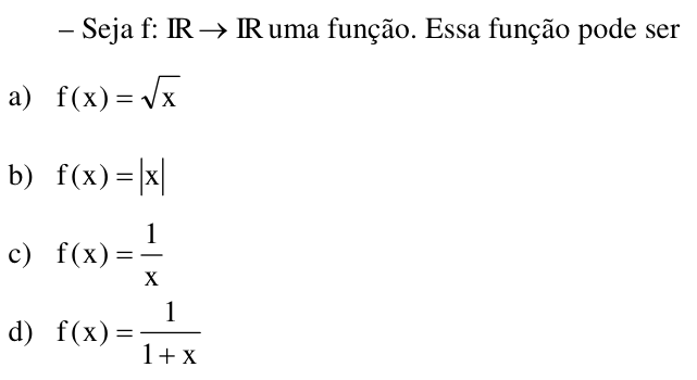 Questão 71 no caderno CFS 2 da EEAR 2018
