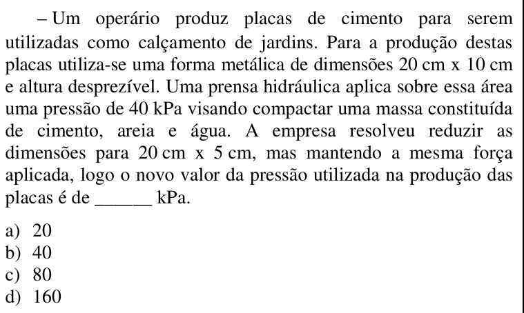 Questão 85 no caderno CFS 2 da EEAR 2018