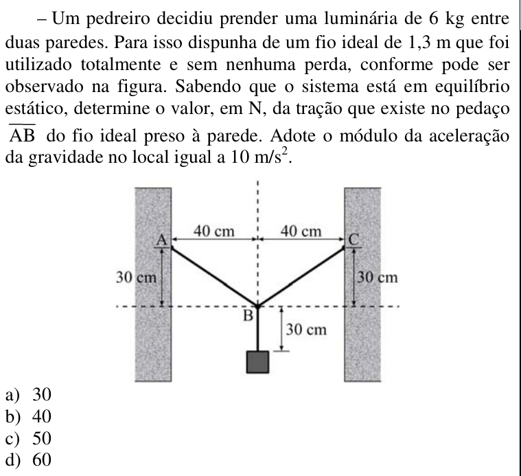 Questão 86 no caderno CFS 2 da EEAR 2018