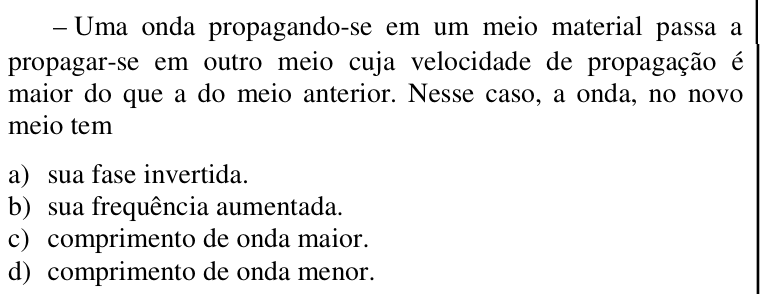 Questão 90 no caderno CFS 2 da EEAR 2018