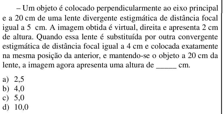 Questão 91 no caderno CFS 2 da EEAR 2018