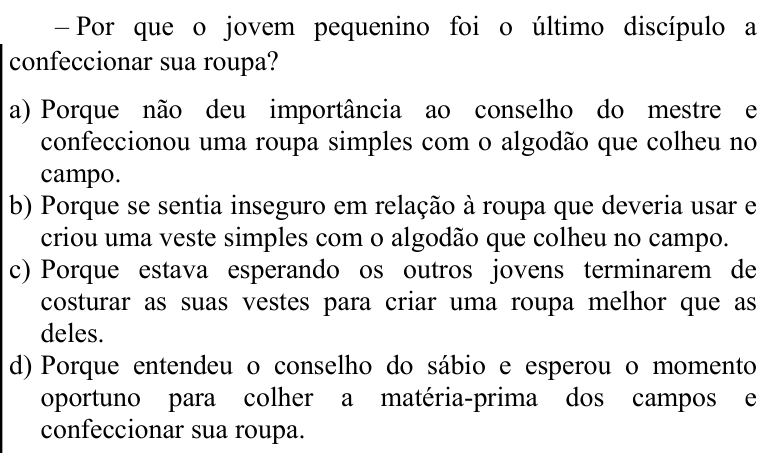 Questão 1 no caderno CFS 1 da EEAR 2020