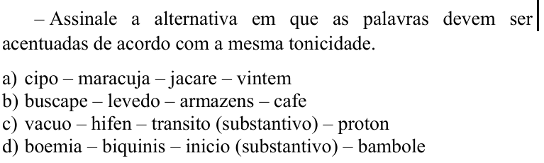 Questão 5 no caderno CFS 1 da EEAR 2020