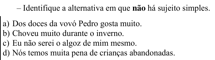 Questão 10 no caderno CFS 1 da EEAR 2020