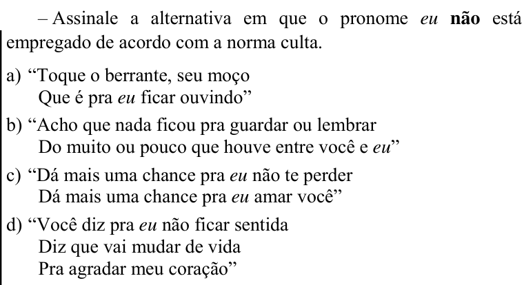 Questão 16 no caderno CFS 1 da EEAR 2020