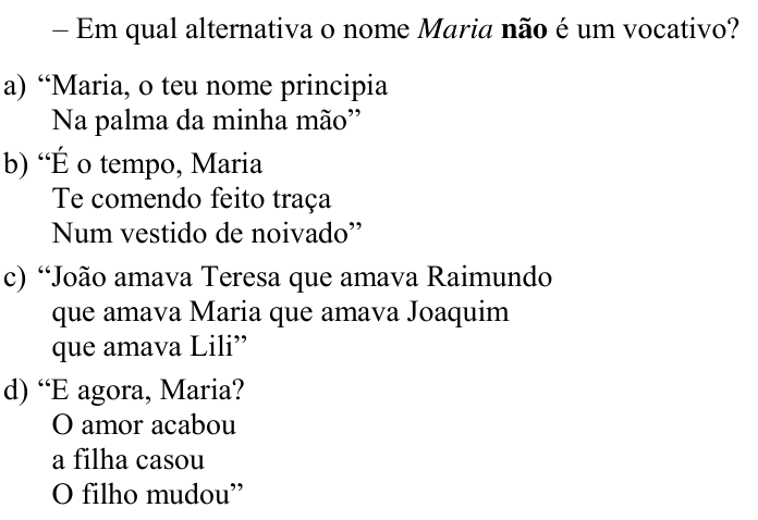 Questão 21 no caderno CFS 1 da EEAR 2020