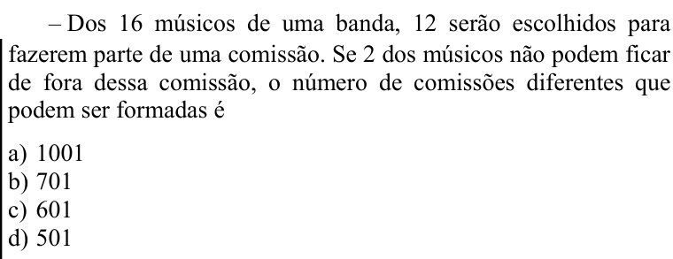 Questão 51 no caderno CFS 1 da EEAR 2020