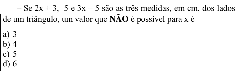 Questão 53 no caderno CFS 1 da EEAR 2020