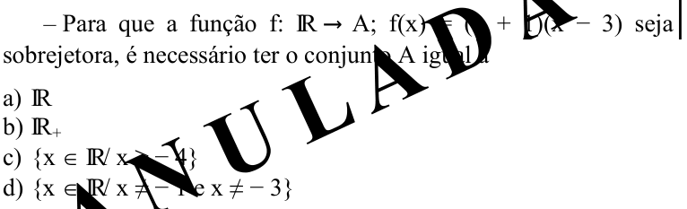 Questão 55 no caderno CFS 1 da EEAR 2020