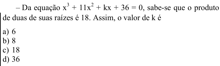 Questão 61 no caderno CFS 1 da EEAR 2020