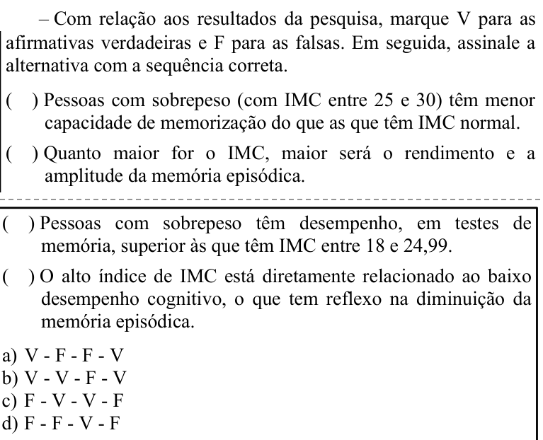 Questão 1 no caderno CFS 1 da EEAR 2021