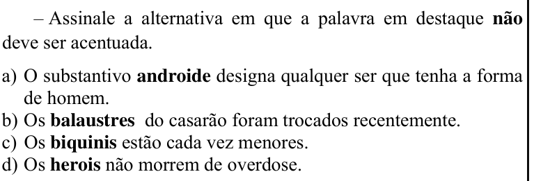 Questão 4 no caderno CFS 1 da EEAR 2021