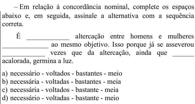 Questão 15 no caderno CFS 1 da EEAR 2021