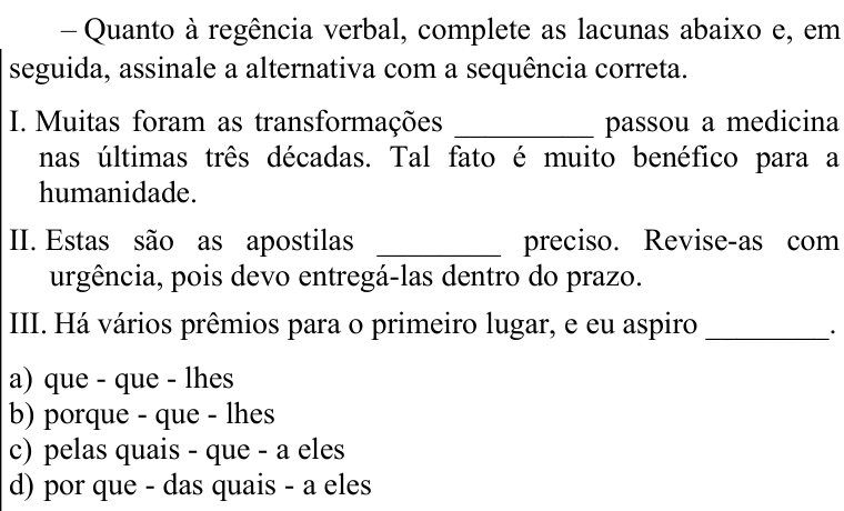 Questão 17 no caderno CFS 1 da EEAR 2021