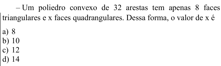 Questão 49 no caderno CFS 1 da EEAR 2021