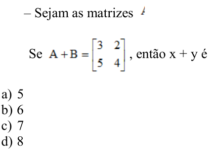 Questão 55 no caderno CFS 1 da EEAR 2021
