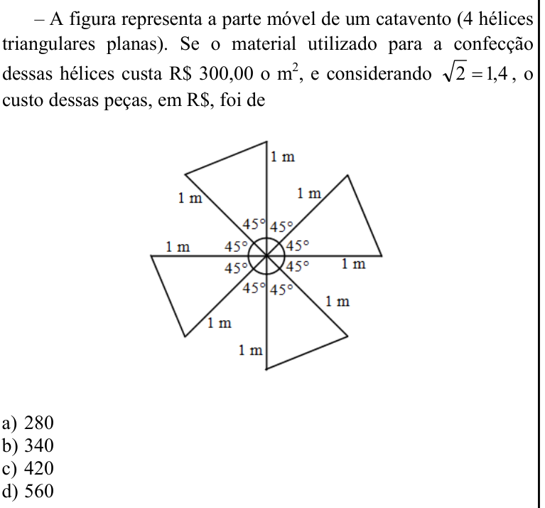 Questão 63 no caderno CFS 1 da EEAR 2021