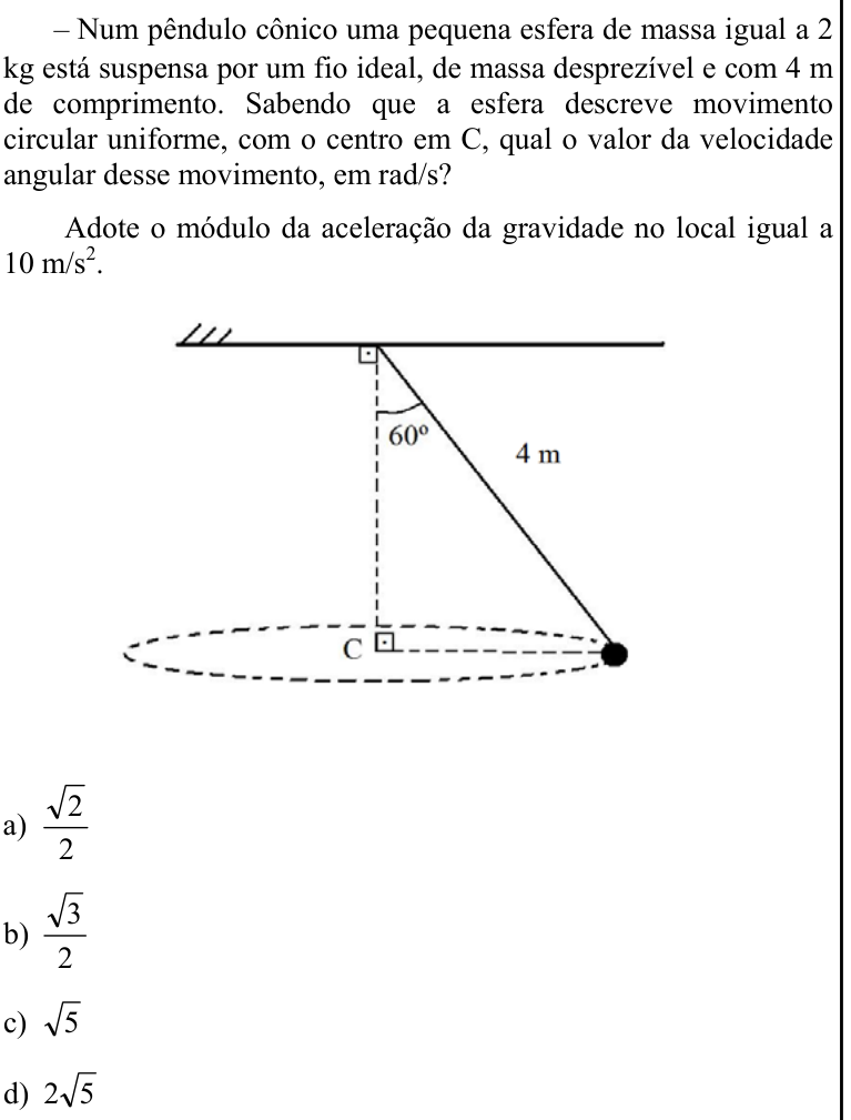 Questão 93 no caderno CFS 1 da EEAR 2021