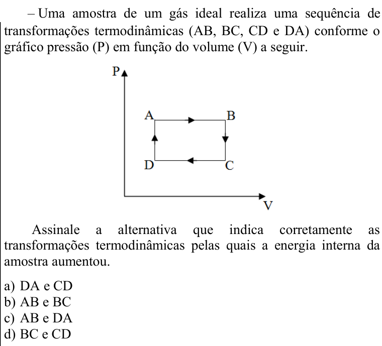 Questão 95 no caderno CFS 1 da EEAR 2021
