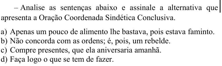 Questão 17 no caderno CFS 2 da EEAR 2021